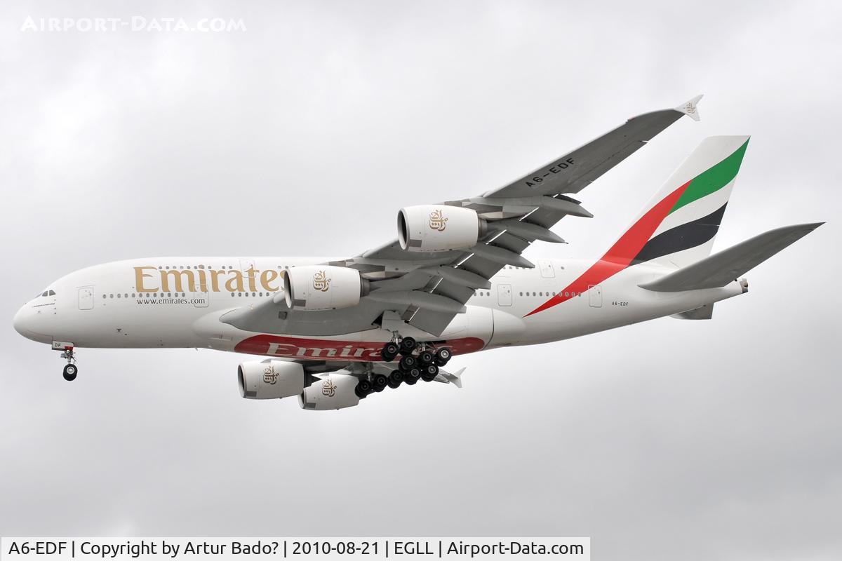 A6-EDF, 2006 Airbus A380-861 C/N 007, Emirates