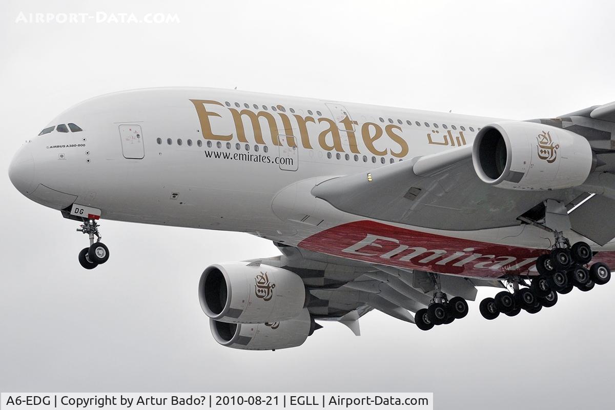 A6-EDG, 2009 Airbus A380-861 C/N 023, Emirates