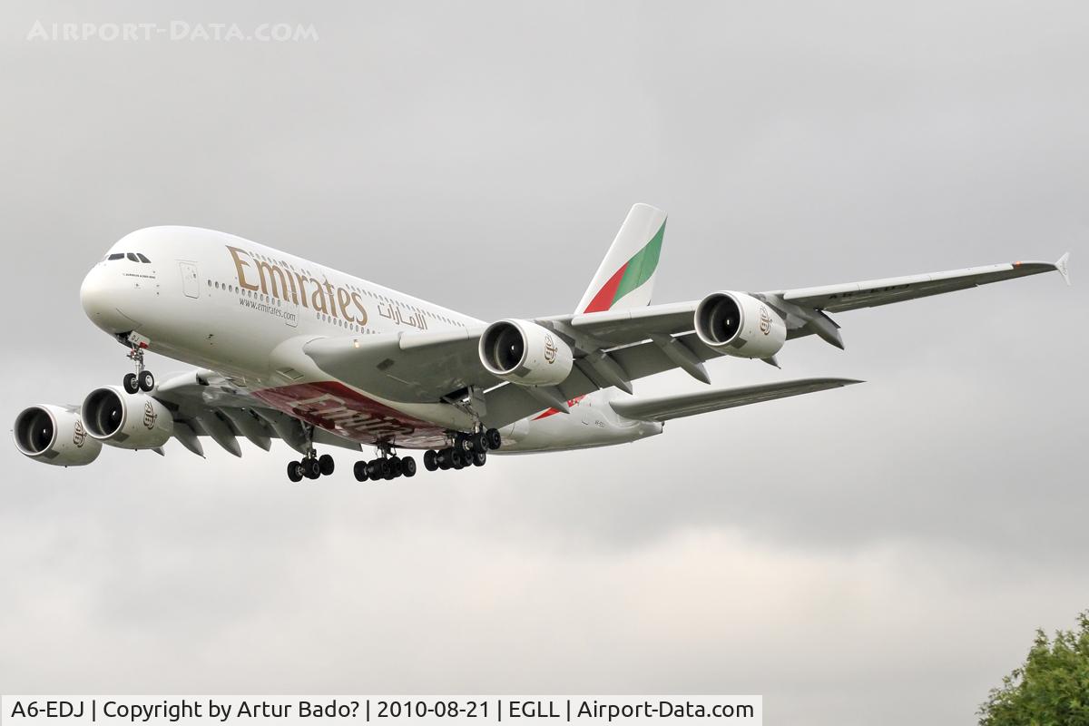 A6-EDJ, 2006 Airbus A380-861 C/N 009, Emirates
