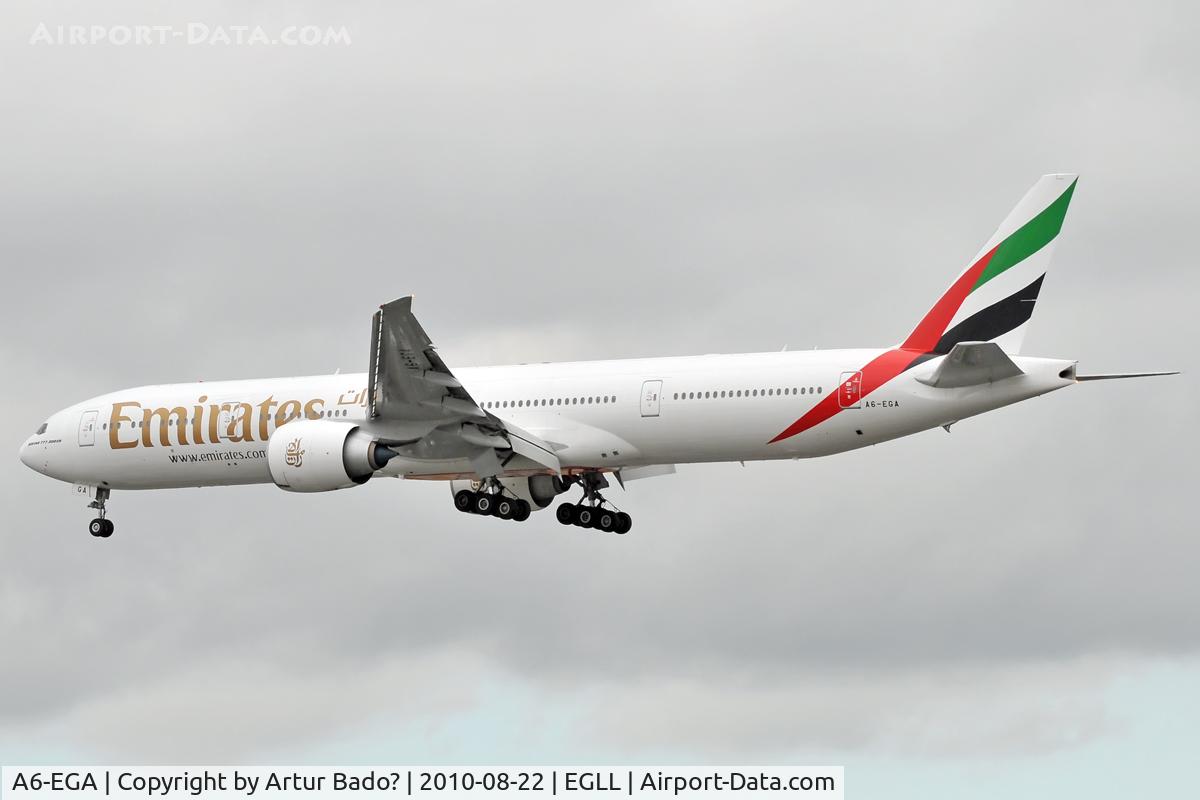 A6-EGA, 2010 Boeing 777-31H/ER C/N 38984, Emirates