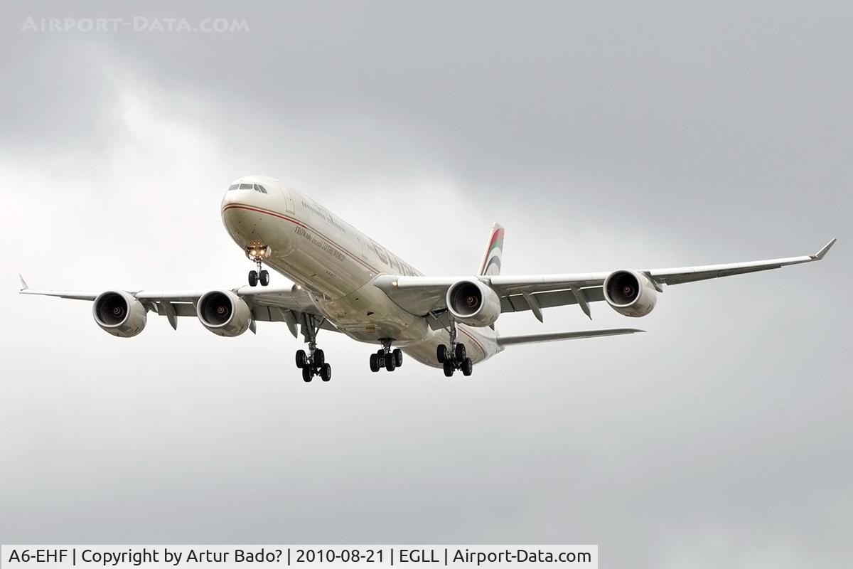 A6-EHF, 2007 Airbus A340-642X C/N 837, Etihad