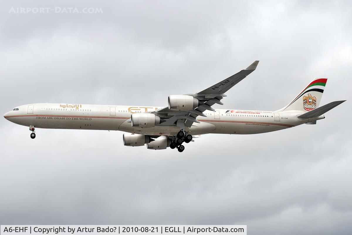 A6-EHF, 2007 Airbus A340-642X C/N 837, Etihad