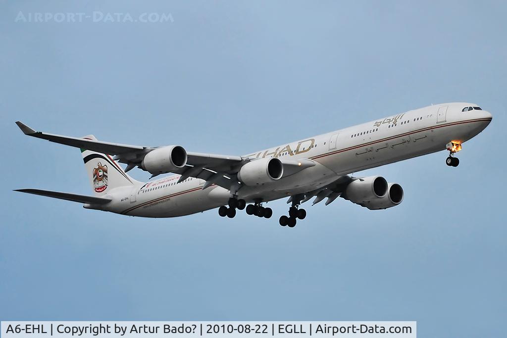 A6-EHL, 2009 Airbus A340-642X C/N 1040, Etihad