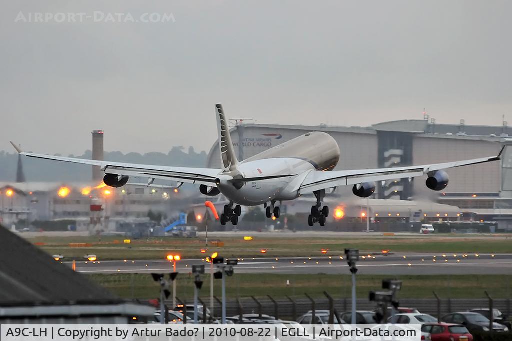 A9C-LH, 1998 Airbus A340-313X C/N 215, Gulf Air