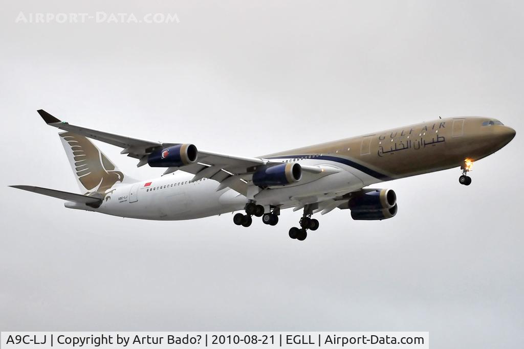 A9C-LJ, 1999 Airbus A340-313X C/N 282, Gulf Air