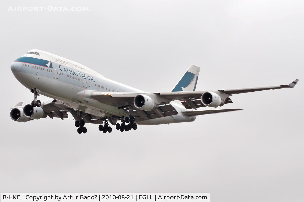 B-HKE, 1991 Boeing 747-412 C/N 25127, Cathay Pacific