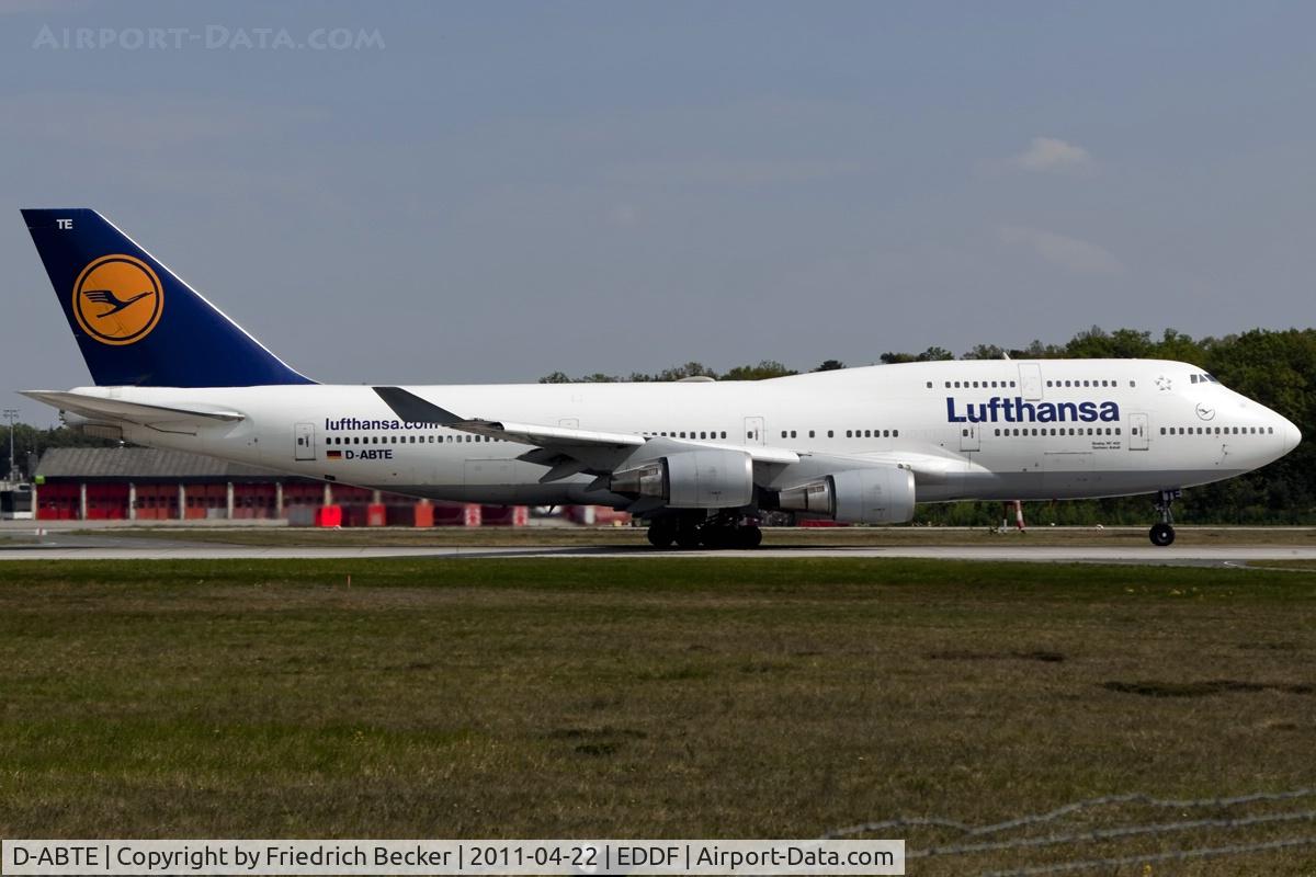 D-ABTE, 1991 Boeing 747-430M C/N 24966, departure via RW18W