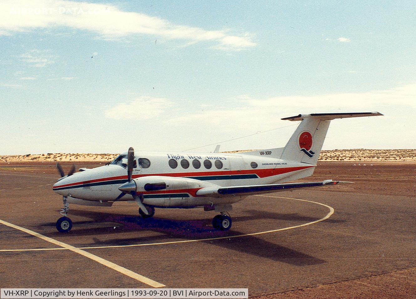 VH-XRP, Beech Super King Air 200 C/N BB-327, Flight West Airlines