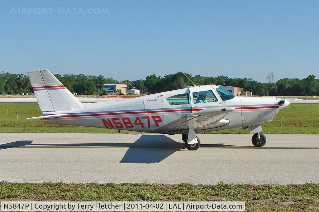 N5847P, 1959 Piper PA-24-180 Comanche C/N 24-928, 2011 Sun n Fun at Lakeland , Florida
