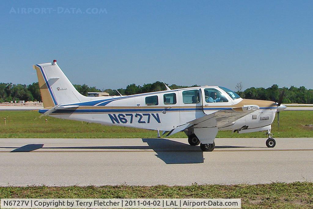 N6727V, 1983 Beech B36TC Bonanza C/N EA-378, 2011 Sun n Fun at Lakeland , Florida