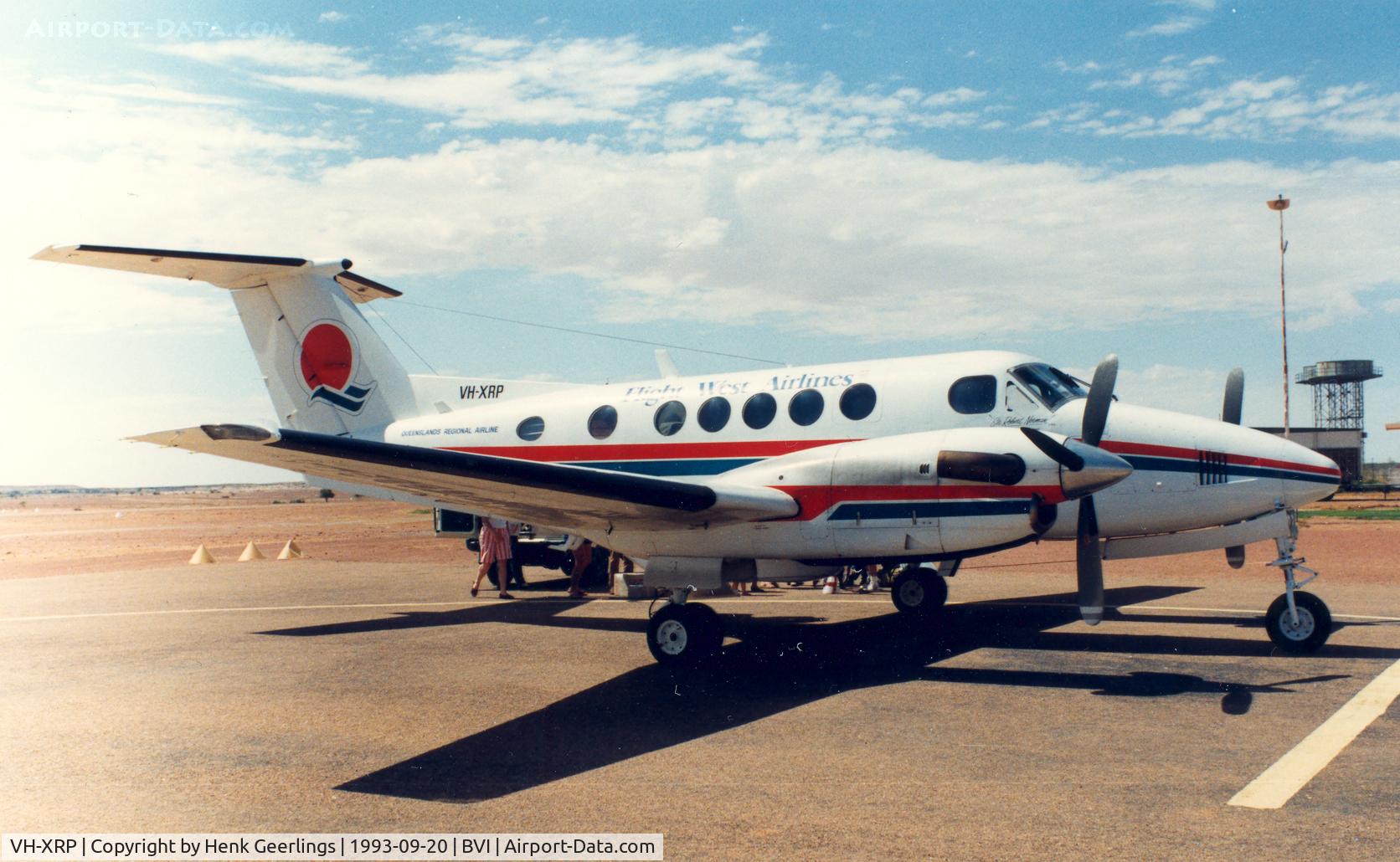 VH-XRP, Beech Super King Air 200 C/N BB-327, Flight West Airlines