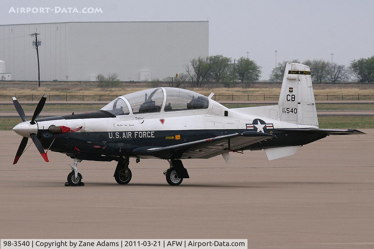 98-3540, 1998 Raytheon Beech T-6A Texan II C/N PT-30, At Alliance Airport - Fort Worth, TX