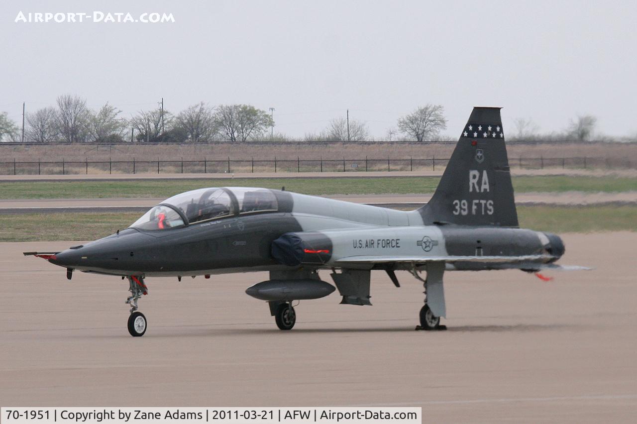70-1951, 1970 Northrop T-38A Talon C/N T.6284, At Alliance Airport - Fort Worth, TX