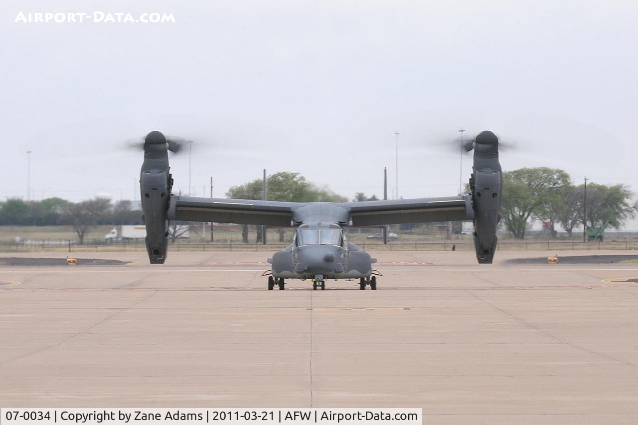 07-0034, 2008 Bell-Boeing CV-22B Osprey C/N D1015, At Alliance Airport - Fort Worth, TX