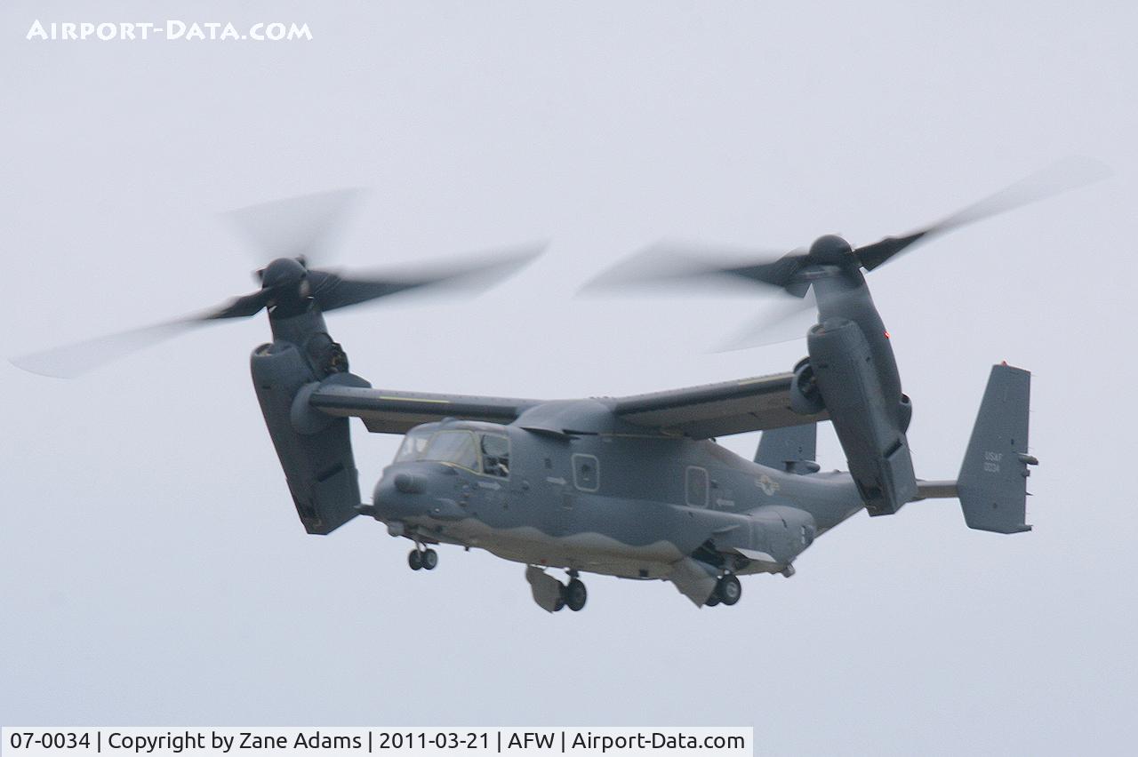 07-0034, 2008 Bell-Boeing CV-22B Osprey C/N D1015, At Alliance Airport - Fort Worth, TX
