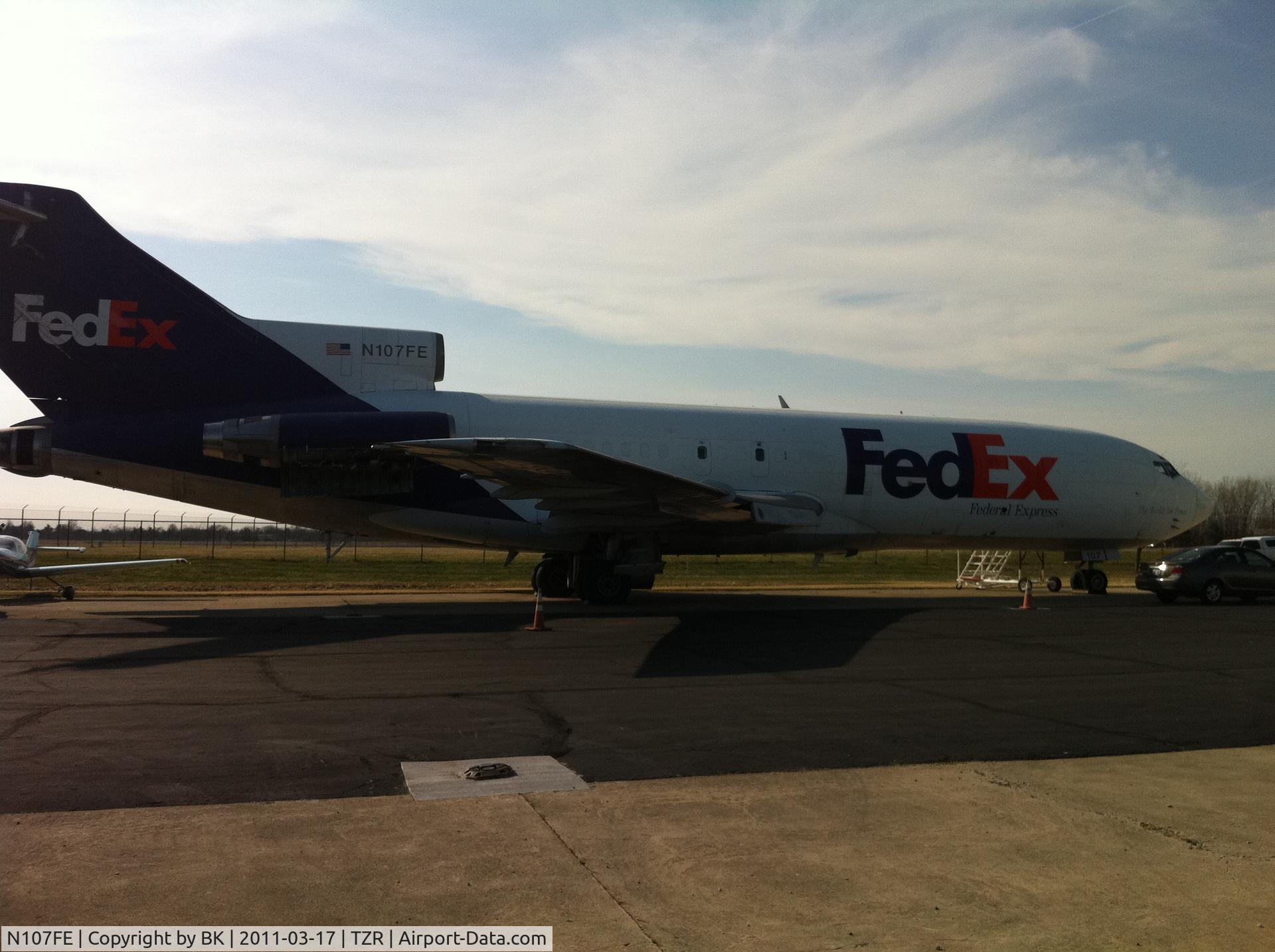 N107FE, 1967 Boeing 727-22C C/N 19202, At CSCC Bolton Field