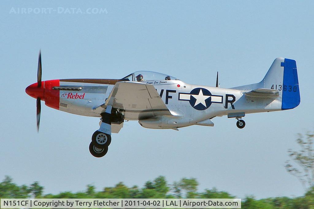 N151CF, 1944 North American P-51D Mustang C/N 44-84933N, 2011 Sun n Fun at Lakeland , Florida
