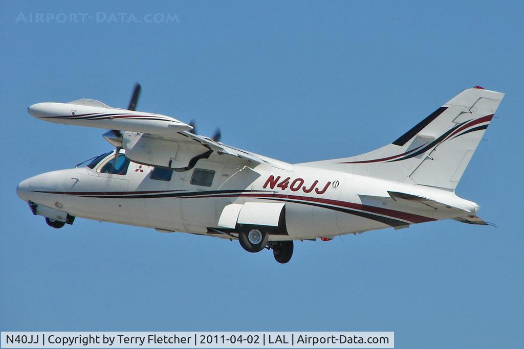 N40JJ, Mitsubishi MU-2B-26A C/N 383, 2011 Sun n Fun at Lakeland , Florida