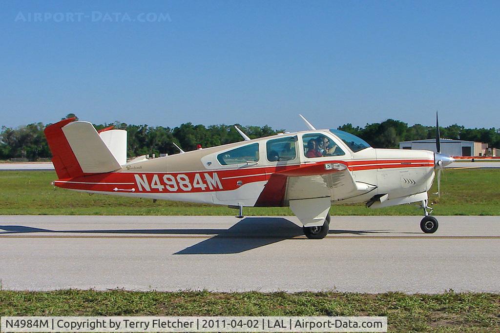 N4984M, 1978 Beech V35B Bonanza C/N D-10137, 2011 Sun n Fun at Lakeland , Florida