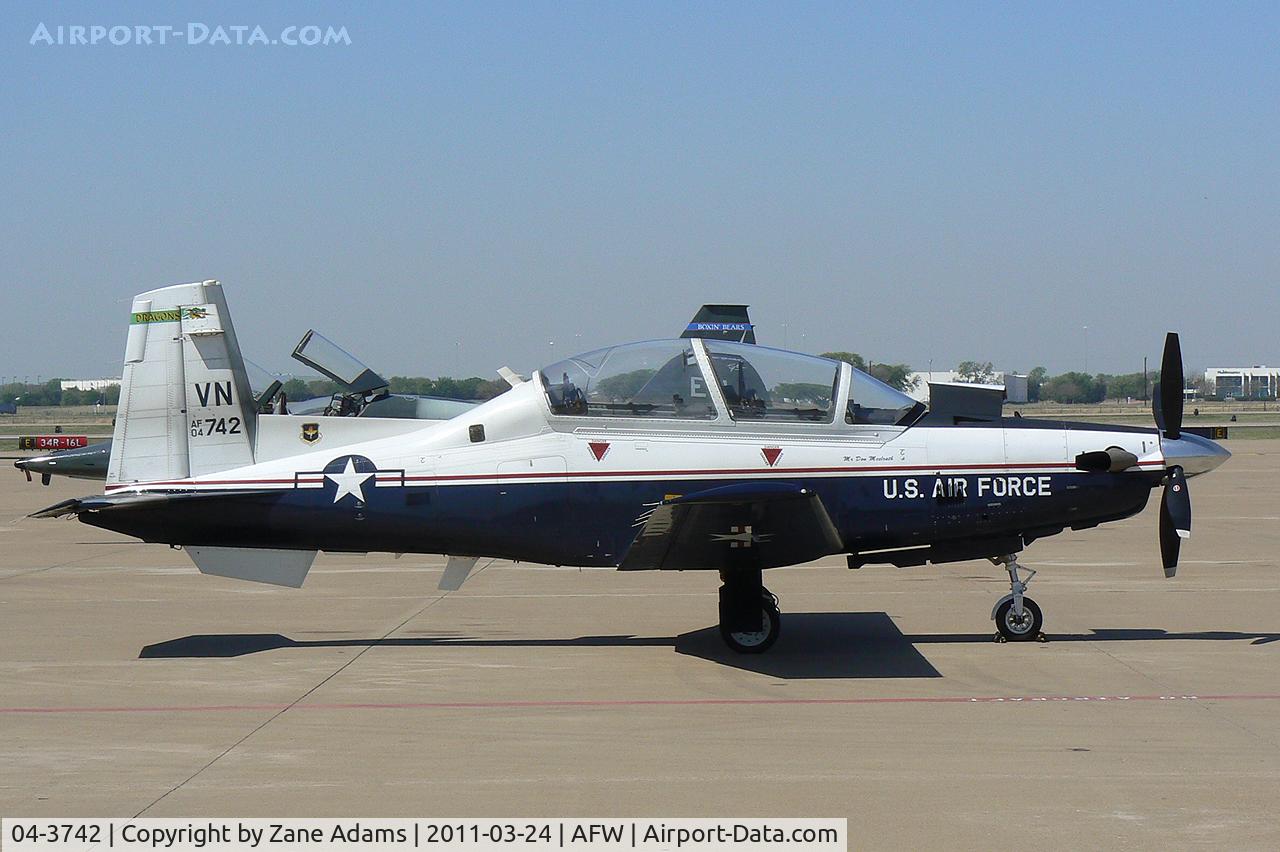 04-3742, 2004 Raytheon T-6A Texan II C/N PT-294, At Alliance Airport - Fort Worth, TX