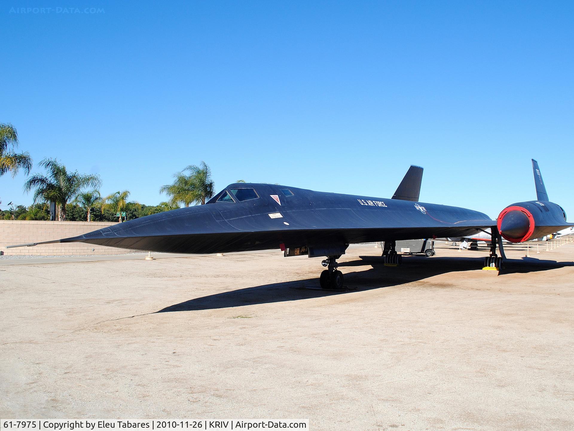 61-7975, 1961 Lockheed SR-71A Blackbird C/N 2026, Taken at the March Field Air Museum, March Air Force Base, California.