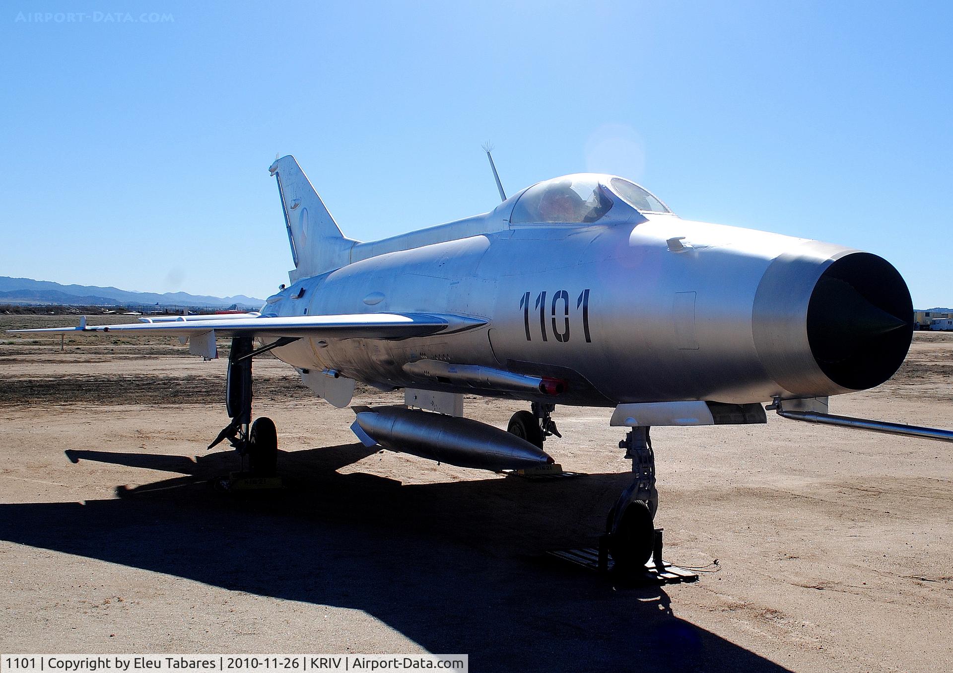 1101, Mikoyan-Gurevich MiG-21F-13 C/N 161101, Taken at March Field Air Museum in Riverside, California.