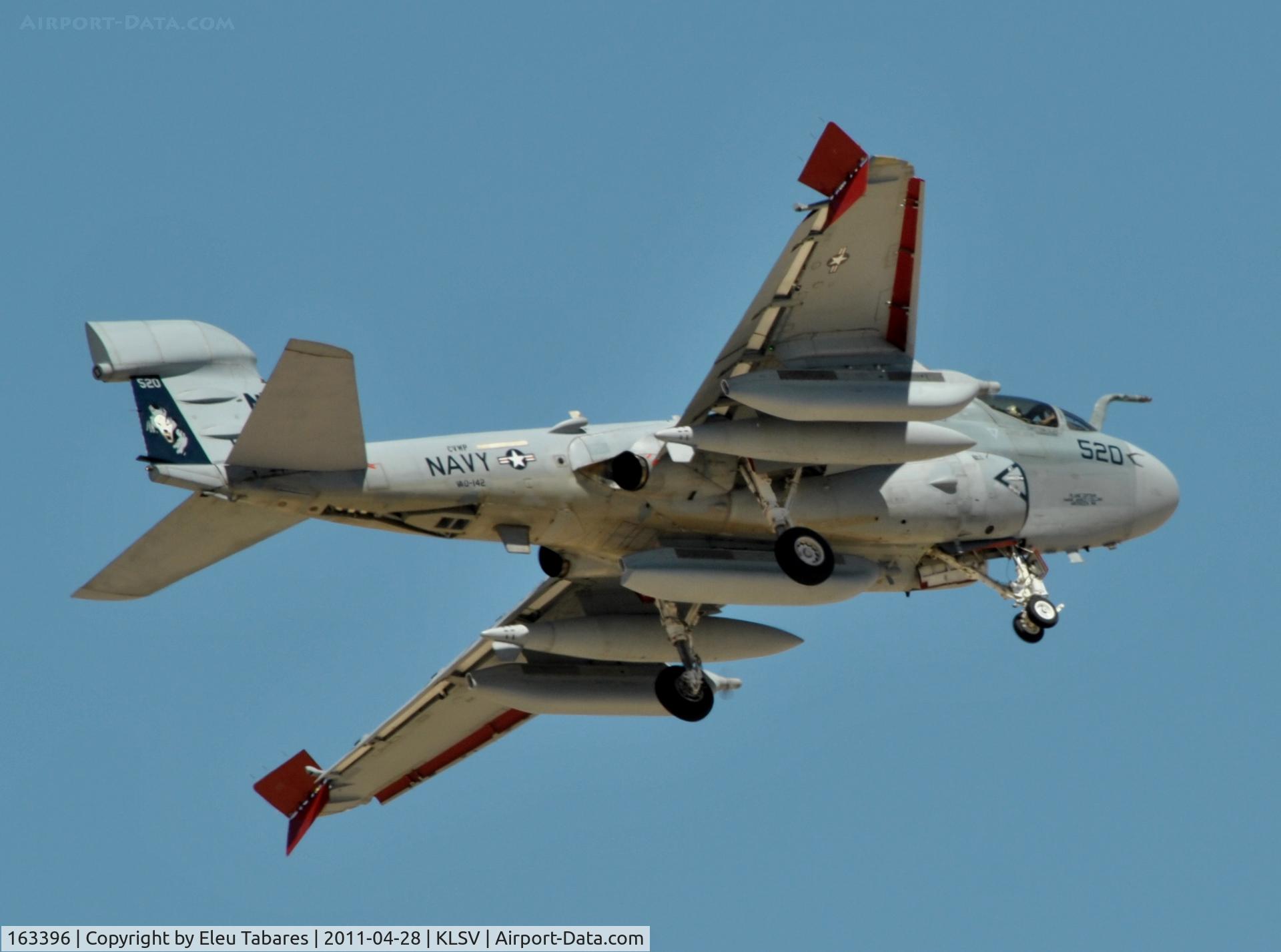 163396, Grumman EA-6B Prowler C/N P-136, Taken duirng Green Flag Exercise at Nellis Air Force Base, Nevada.