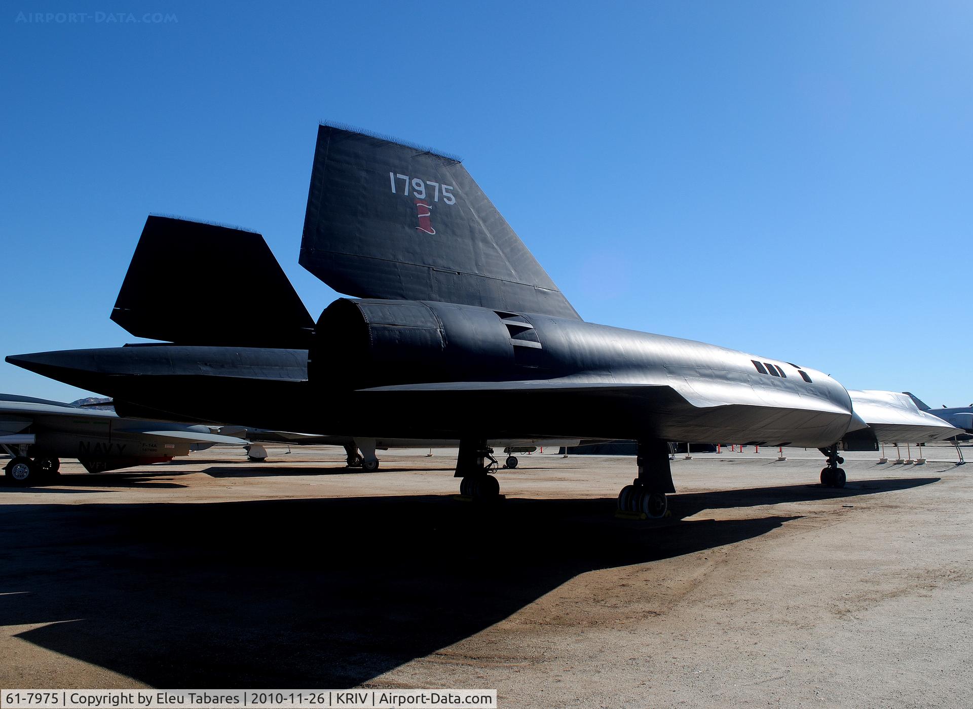 61-7975, 1961 Lockheed SR-71A Blackbird C/N 2026, Taken at March Fiedl Air Museum, Riverside, California.