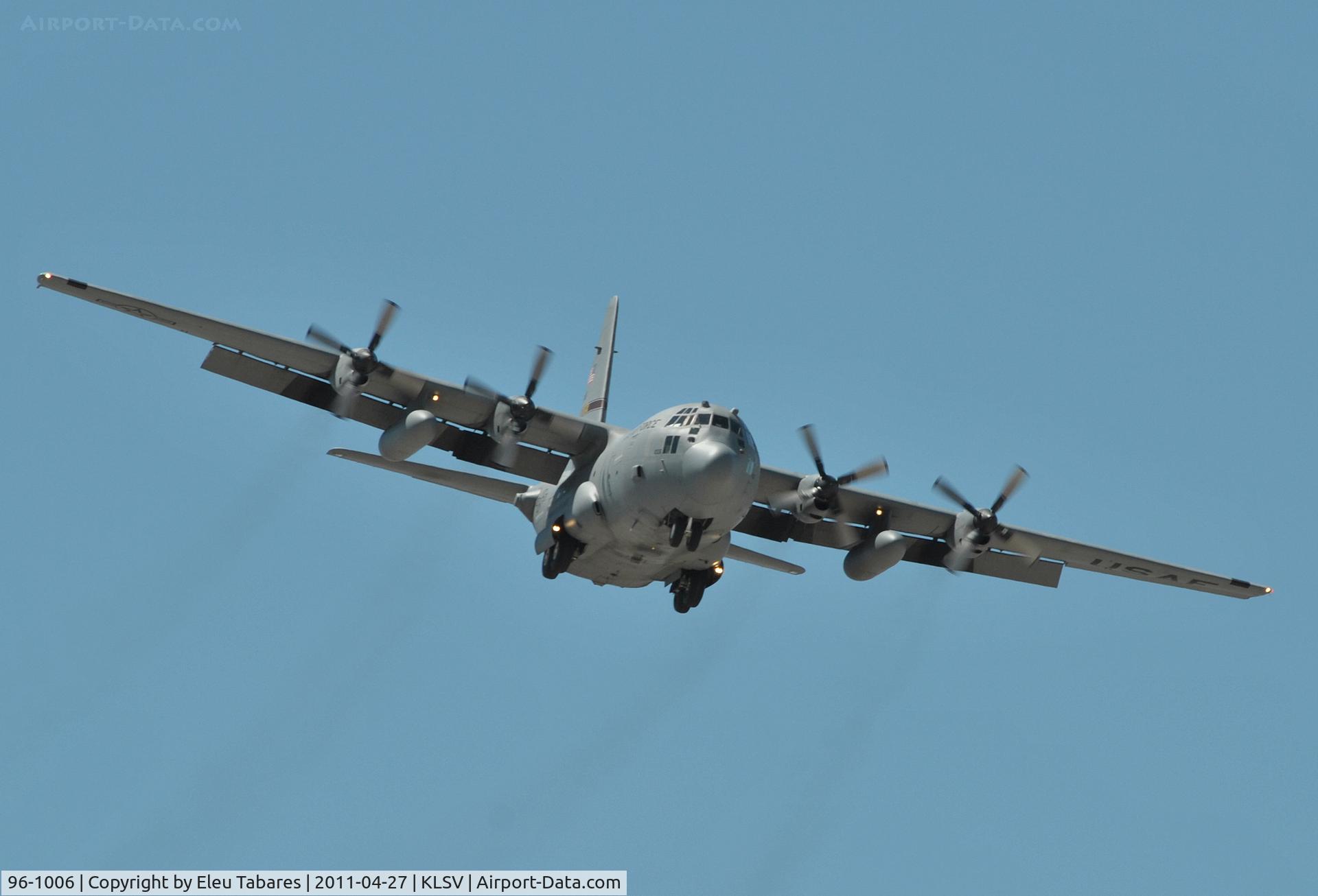 96-1006, 1996 Lockheed C-130H Hercules C/N 382-5426, Taken during Green Flag Exercise at Nellis Air Force Base, Nevada.
