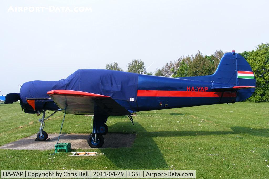 HA-YAP, 1979 Yakovlev Yak-18T C/N 22202034023, normally based at White Waltham