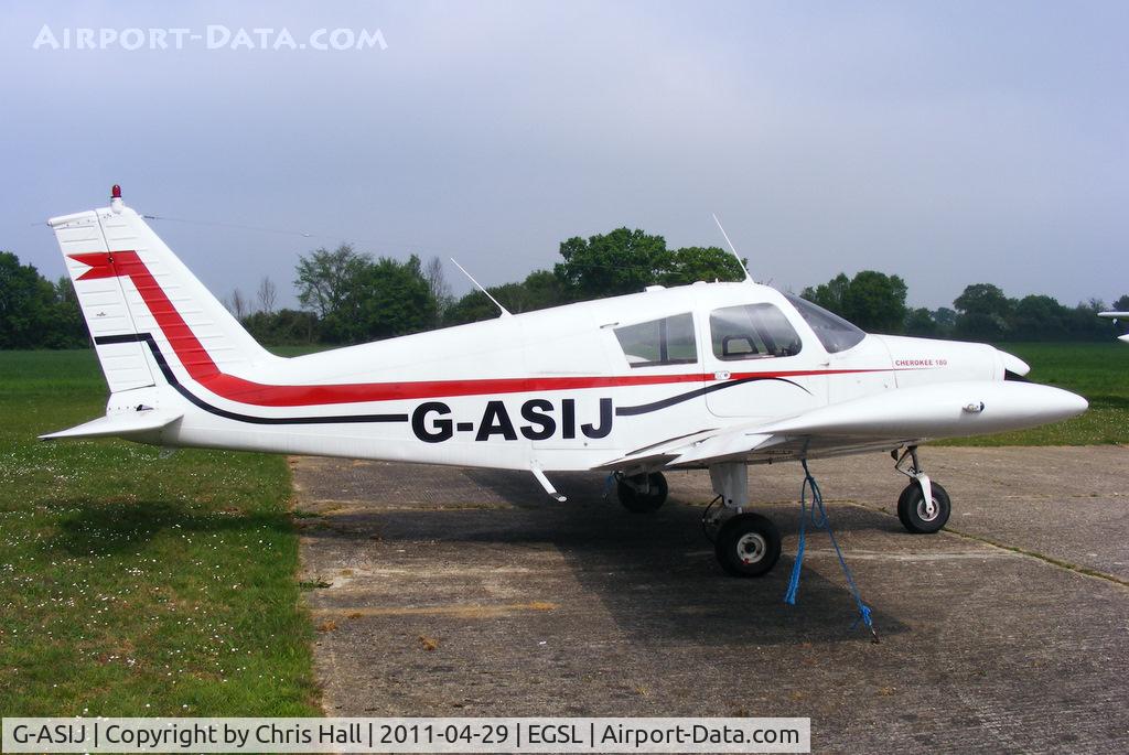 G-ASIJ, 1963 Piper PA-28-180 Cherokee C/N 28-1333, MK Aero Support Ltd