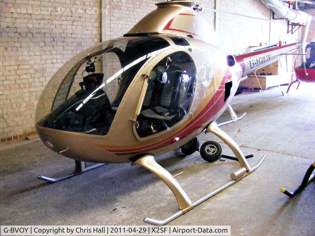 G-BVOY, 1993 Rotorway Exec 90 C/N 5238, At Rotorway UK, Street Farm, Takeley