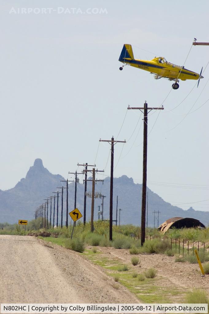 N802HC, Air Tractor Inc AT-802A C/N 802A-0112, Arizona City, Az