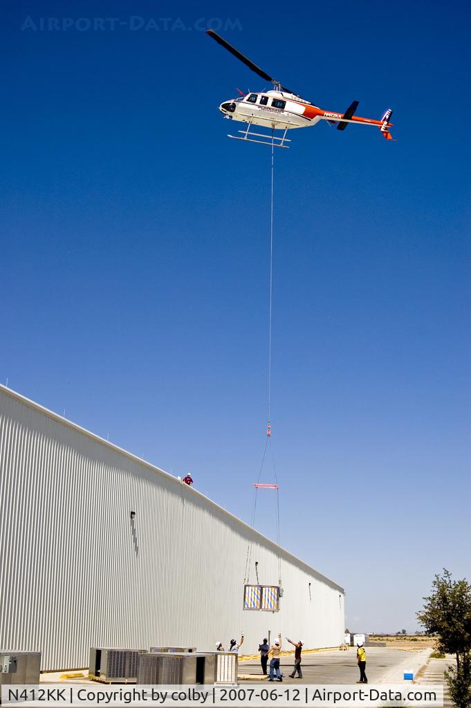 N412KK, Bell 206L-1 LongRanger II C/N 45277, Walmart Distribution Center Casa Grande, Az