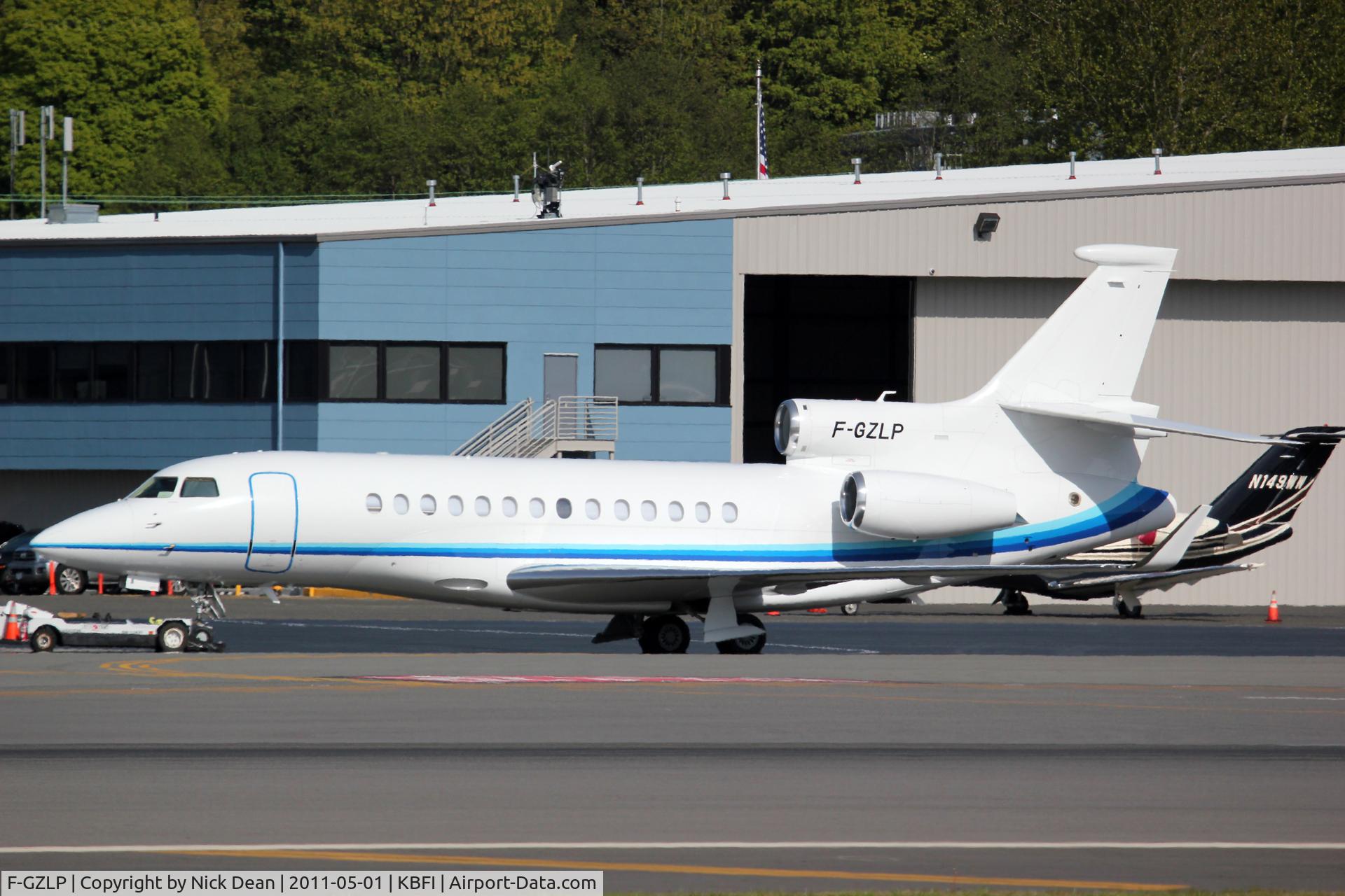 F-GZLP, 2007 Dassault Falcon 7X C/N 005, KBFI/BFI