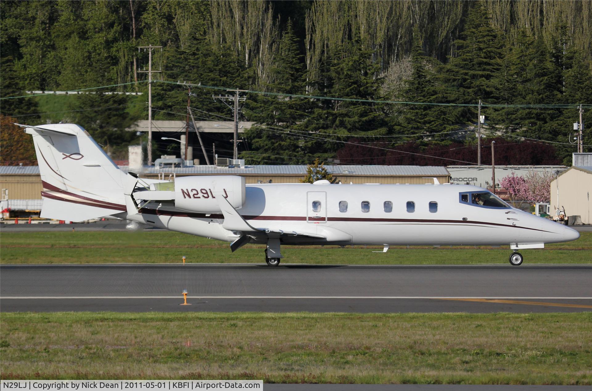 N29LJ, 2001 Learjet Inc 60 C/N 240, KBFI/BFI