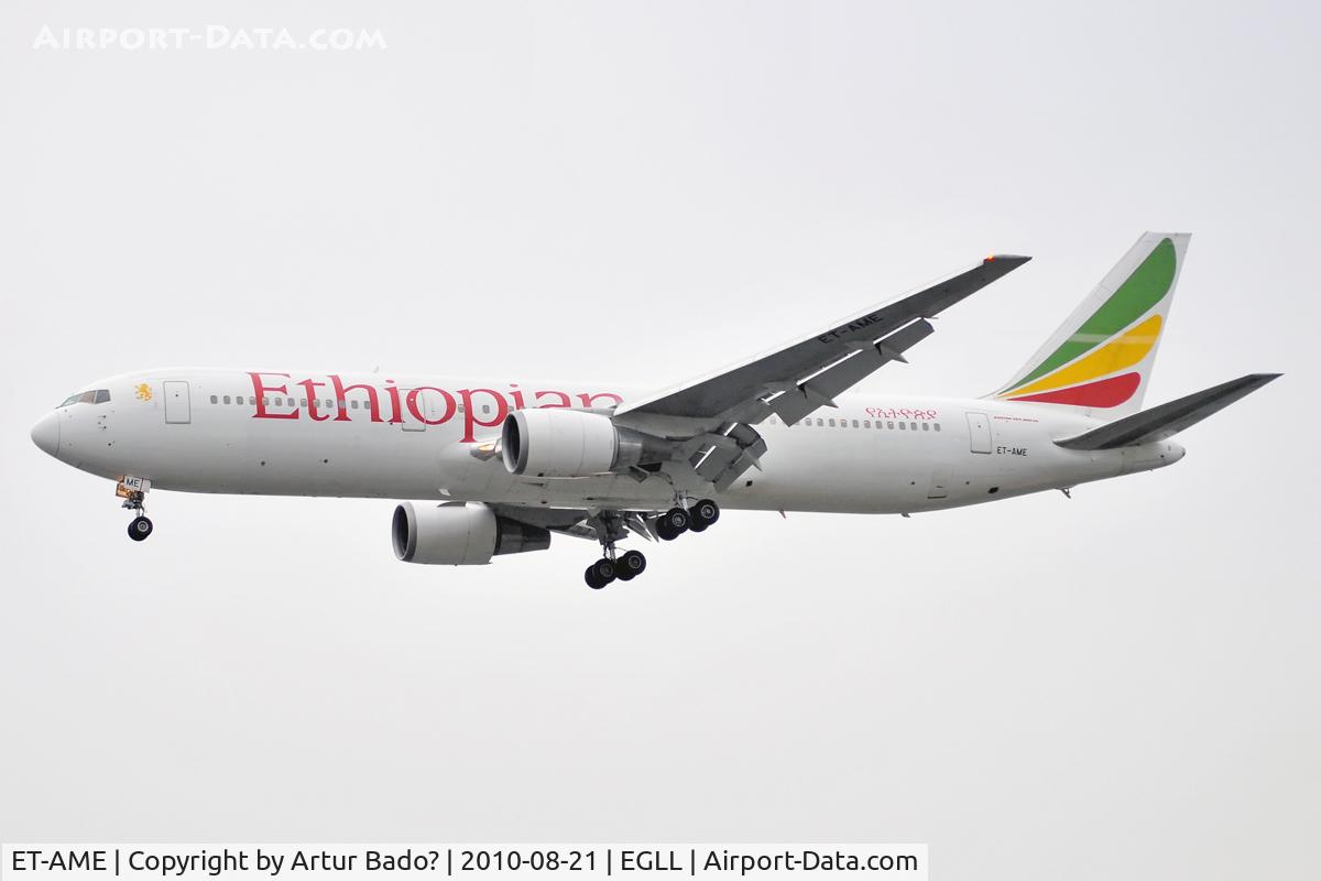 ET-AME, 1996 Boeing 767-306/ER C/N 27611, Ethiopian