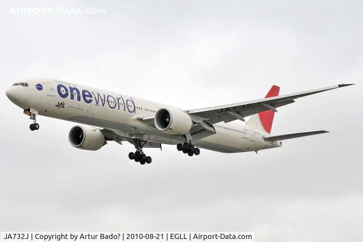 JA732J, 2002 Boeing 777-346/ER C/N 32430, JAL Japan Airlines