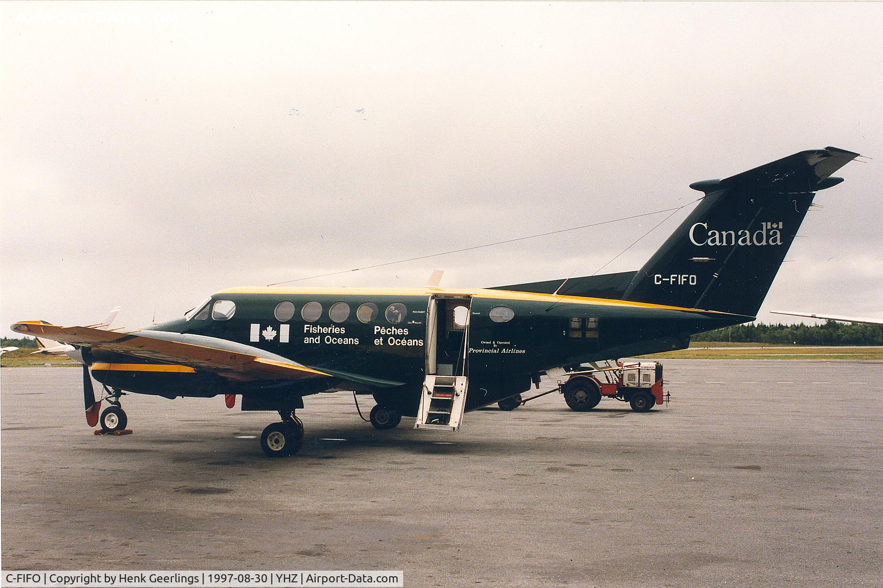 C-FIFO, 1979 Beech 200 Super King Air C/N BB-527, Fisheries and Oceans , operated by Provincial Airlines