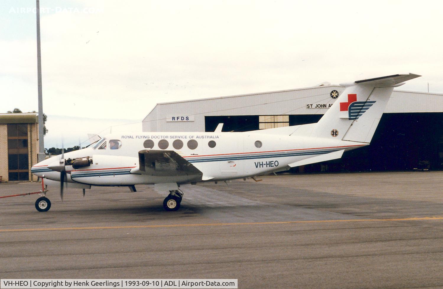 VH-HEO, 1981 Beech 200C Super King Air C/N BL-41, Royal Flying Doctor Service of Australia