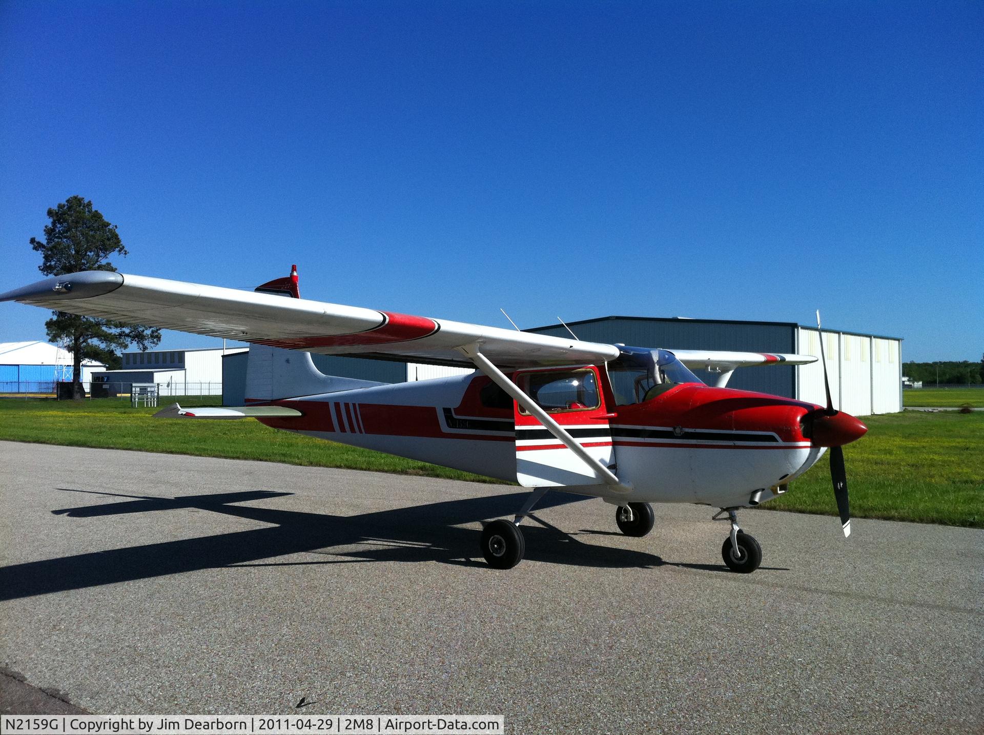 N2159G, 1958 Cessna 182A Skylane C/N 51459, Before first flight after restoration.