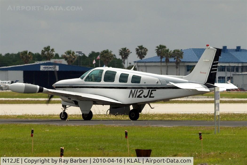 N12JE, Beech A36 Bonanza 36 C/N E-2961, Beech A36 Bonanza 36 [E-2961] Lakeland-Linder~N 16/04/2010