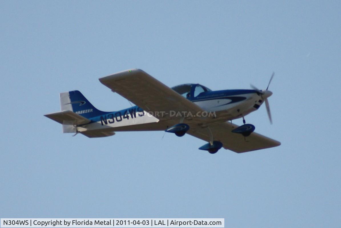 N304WS, 2008 Breezer Light Sport Aircraft C/N 007LSA, Breezer