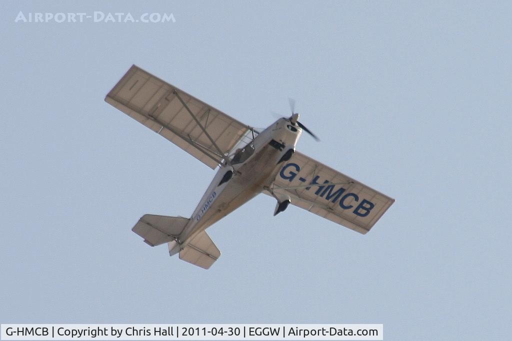 G-HMCB, 2009 Best Off Skyranger Swift 912S(1) C/N BMAA/HB/586, overflying Luton Airport