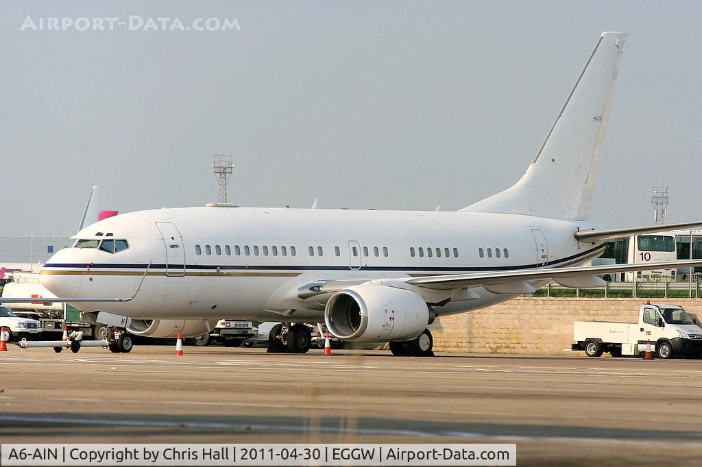 A6-AIN, 1999 Boeing 737-7Z5 BBJ C/N 29268, Royal Jet