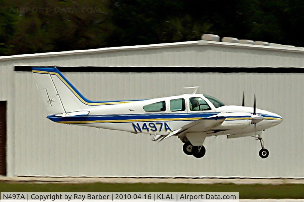 N497A, 1968 Beech D55 Baron C/N TE-547, Beech 95-D55 Baron [TE-547] Lakeland-Linder~N 16/04/2010