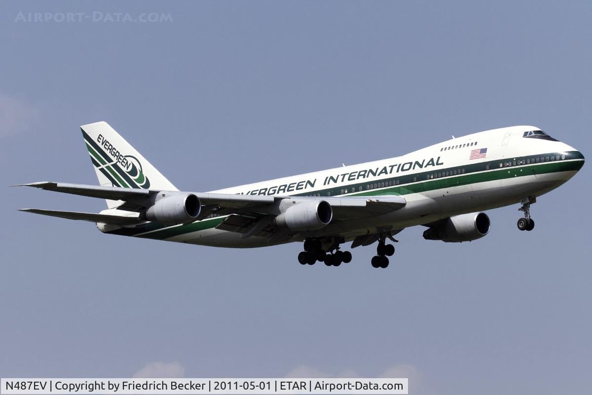 N487EV, 1985 Boeing 747-230B C/N 23286, on final RW08