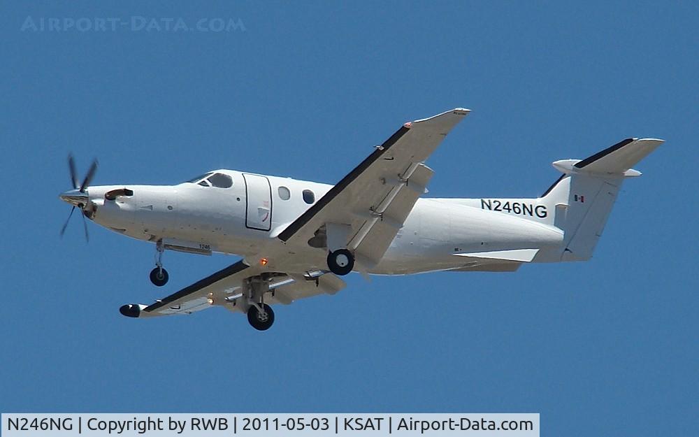 N246NG, 2010 Pilatus PC-12/47E C/N 1246, Landing 30L