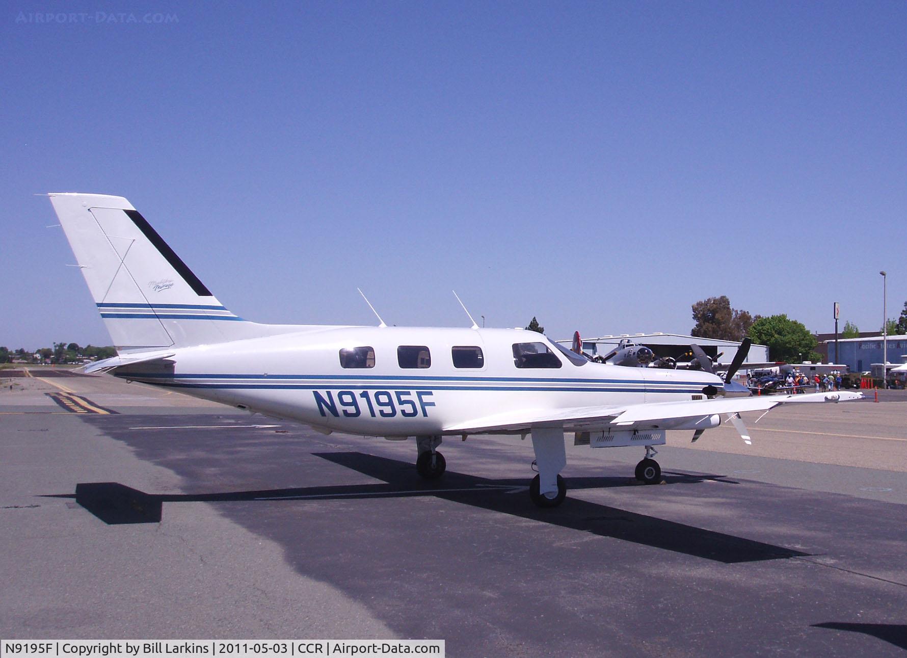 N9195F, 1990 Piper PA-46-350P Malibu Mirage C/N 4622115, Visitor