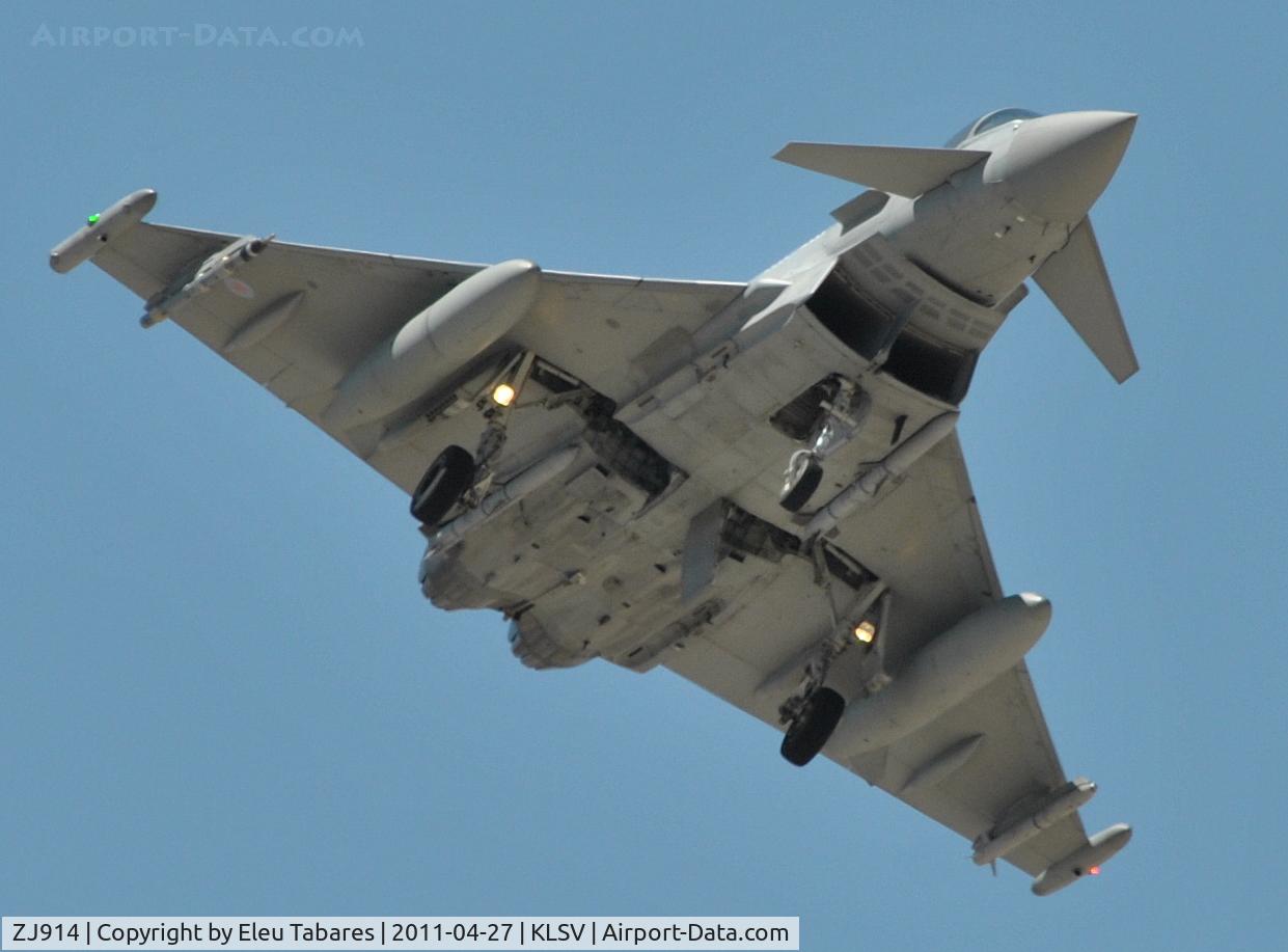 ZJ914, 2005 Eurofighter EF-2000 Typhoon FGR4 C/N 0051/BS005, Taken during Green Flag Exercise at Nellis Air Force Base, Nevada.